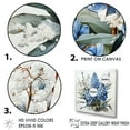 thumbnail image 3 of Designart "Blue Bonnets Winter Appeal I" Blue Bonnets Wall Decor, 3 of 7