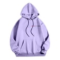 thumbnail image 5 of MHFRRA Sudadera con Capucha con Estampado de Letras para Un Uso Diario Cómodo, Ideal para Salidas Informales y Capas Elegantes Rojo, 5 of 5