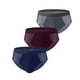 thumbnail image 1 of Men's 3-Pack Mesh Underwear, Solid Color Breathable Boxer Briefs, Large Size, 1 of 8