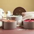 thumbnail image 7 of Hearth & Harbor Tin Candle Jars for Making Candles -&nbsp; 8 Oz, 12 PCs DIY Candle Containers with Lids - Metal Candle Jars - Bulk Tins Storage for Candle - Artistic Floral, 7 of 7