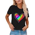 thumbnail image 1 of Puntoco - Camiseta de manga corta para mujer con estampado colorido informal Puntoco Puntoco-8074, 1 of 8