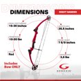 thumbnail image 2 of Genesis Original Archery Compound Bow Adjustable Size,Left Handed, Red, 2 of 5