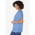 thumbnail image 3 of Woman Within Plus Size Perfect Short-Sleeve Keyhole Tee, 3 of 6
