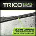 thumbnail image 3 of Trico . Windshield Wiper Blade 90-180 TRICO Silicone Ceramic; OE Replacement; 18 Inch Length; All Weather, 3 of 6