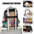 thumbnail image 3 of FORMRS Mini Backpack Purse for Women Travel Daypack Casual Shoulder Bag, Colorful Black, 3 of 7