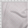 thumbnail image 3 of oneOone Cotton Silk Dusty Violet Fabric Dot|Heart & Diamond Shape Geometric Sewing Fabric By The Yard Printed Diy Clothing Sewing Supplies 42 Inch Wide, 3 of 4