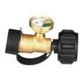 thumbnail image 1 of Propane Tank Gauge Indicator Gas Pressure Meter Color Coded Universal For Cylinder Monitoring Fuel Level Safety Device S-395, 1 of 9