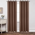 thumbnail image 1 of Cortinas Termoaislantes Marrones Joydeco 107x160 cm 2 Paneles, 1 of 8