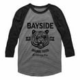 thumbnail image 1 of Saved By The Bell Comédie des Années 80 Sitcom Bayside Tigres Originaux T-Shirt Raglan pour Adulte, 1 of 2