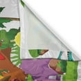 thumbnail image 3 of Ambesonne Dinosaur Kitchen Curtains, Funny Creatures Trees, 55"x39", Multicolor, 3 of 3