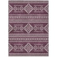 thumbnail image 2 of Addison Rugs Chantille Indoor/Outdoor Transitional Southwest Eggplant Washable Rectangle Rug, 5' x 7'6", 2 of 6