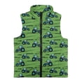 thumbnail image 4 of Pzuqiu Truck Print Kids Sleeveless Vests Casual Clothes for Boy 9-10 Versatile Soft Winter Lightweight Sleeveless Fleece Jacket with Practical Wind Proof for Outdoor Activities, 4 of 7