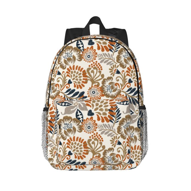 Disketp Floral Paisley Mochila Escolar de 15 Pulgadas, Mochila Ligera para Estudiantes, Viajes y Trabajo, Cómoda y Resistente para el Uso Diario