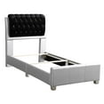 thumbnail image 6 of Passion Furniture Marilla Silver Twin Panel Beds, 6 of 7