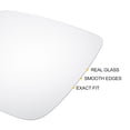 thumbnail image 4 of Reemplazo de vidrio del espejo retrovisor del lado del conductor, 1 pieza, calefaccionado, vidrio blanco con respaldo, compatible con AUDI Q7 09-14, 4 of 6