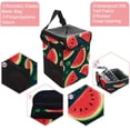 thumbnail image 2 of Watermelon Car Garbage Can - Foldable, with Lid, Leak-proof, Hanging Storage Bag - Trash Can for Car, Car Trash Bin, 2 of 6