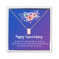 thumbnail image 4 of Anavia Happy Anniversary Gift Necklace,Wedding Anniversary Gift for Wife,Express Love Card Jewelry Gift-[Rose Gold Cube, Blue-Purple Gift Card], 4 of 12