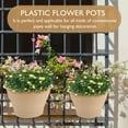 thumbnail image 3 of WEUVEB 2Ud Macetas Para Colgar Beige Optimizado Para Plantas Y De Espacio En Pared, 3 of 6