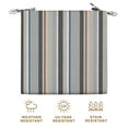 thumbnail image 5 of Stripe Stone Beige Premium Dining Seat Cushion (2-Pack), 5 of 8