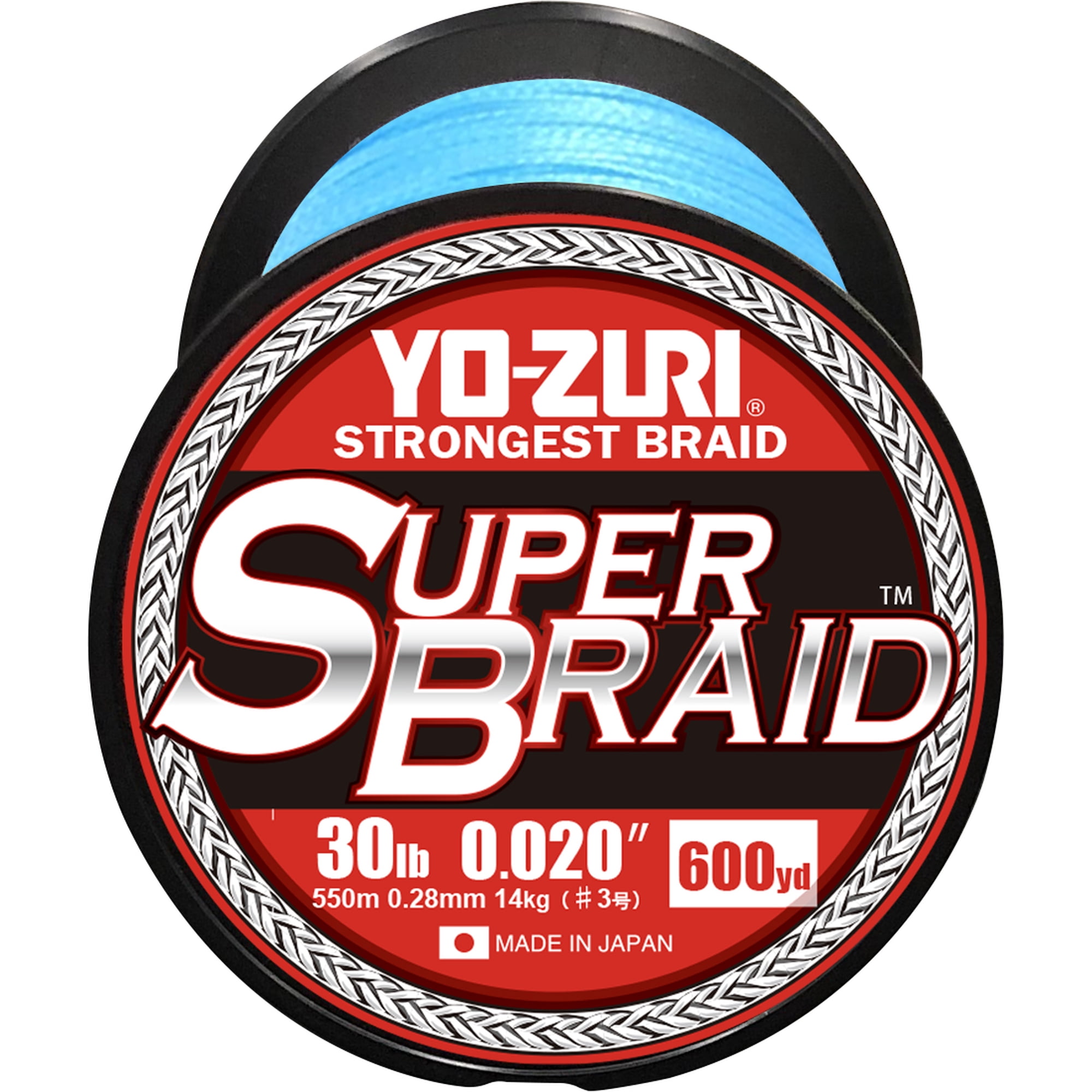 Yo-Zuri SuperBraid Blue 30lb 600yd Fishing Line