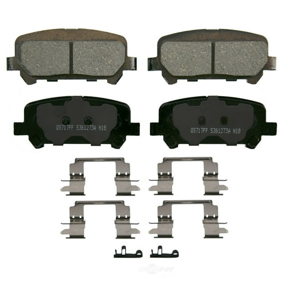 Wagner QuickStop ZD1806 Ceramic Disc Brake Pad Set Fits select: 2015-2021 CHEVROLET COLORADO, 2015-2020 GMC CANYON
