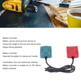 thumbnail image 3 of Battery Adapter Extension Cable, Standard Size Lithium Battery Adapter Belt Clip 1.6m 18V ABS  For BL1840 For Power Tools, 3 of 8