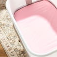 thumbnail image 2 of Parent's Choice 180 Thread Count Pink Cotton Fitted Bassinet Sheets, 2 Pack, 2 of 6