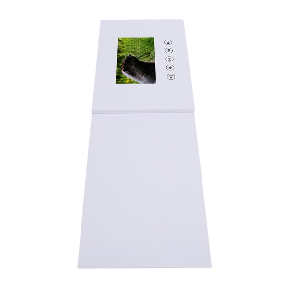 Brochure Vidéo, Carte de Vœux Vidéo Type C Écran LCD 5 Pouces pour Anniversaire