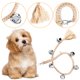 thumbnail image 3 of Muyoka Timbre para perro Miuline, timbres para entrenamiento de mascotas, longitud ajustable, colgante exterior, campanas para cachorros, perilla de puerta, orinal, entrenamiento para mascotas Muyoka Hogar, 3 of 7
