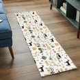 thumbnail image 4 of 2x6 Washable Runner Rug, Farm Non-Slip Hallway Runner for Entryway Kitchen Bedroom, Farmhouse Cartoon Horse Cow Chicken Fence Truck Tree Leaf Indoor Carpet Runner Floor Mat, 4 of 9