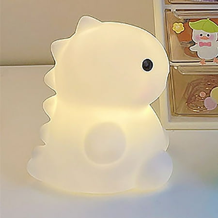 

MARCUVMK Creative and Cute Little Dinosaur Night Light Children s Bedroom Eye Light Cartoon Night Light Book Light Home Appliances Kitchen Small Appliances
