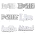 thumbnail image 3 of Bewildely Molde de silicona portátil antiadherente con letras en inglés, para hacer Mousse, molde para hacer joyas, decoración para hornear, herramienta Kits de decoración para fiestas MD3300 Bewildely HA009055-01B, 3 of 6
