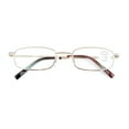 thumbnail image 2 of Slim Low Profile Lightweight Progressive Reading Glasses - Zero Power on Top - No Bubble Clear Reader +1.00, 2 of 4