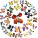 thumbnail image 1 of 10 pieces Magic Flying Butterfly Wind Up Toys Rubber Band Powered Romantic, 1 of 5