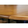 thumbnail image 4 of Pemberly Row Contemporary 42" Extendable Wood Pub Table in Black, 4 of 5