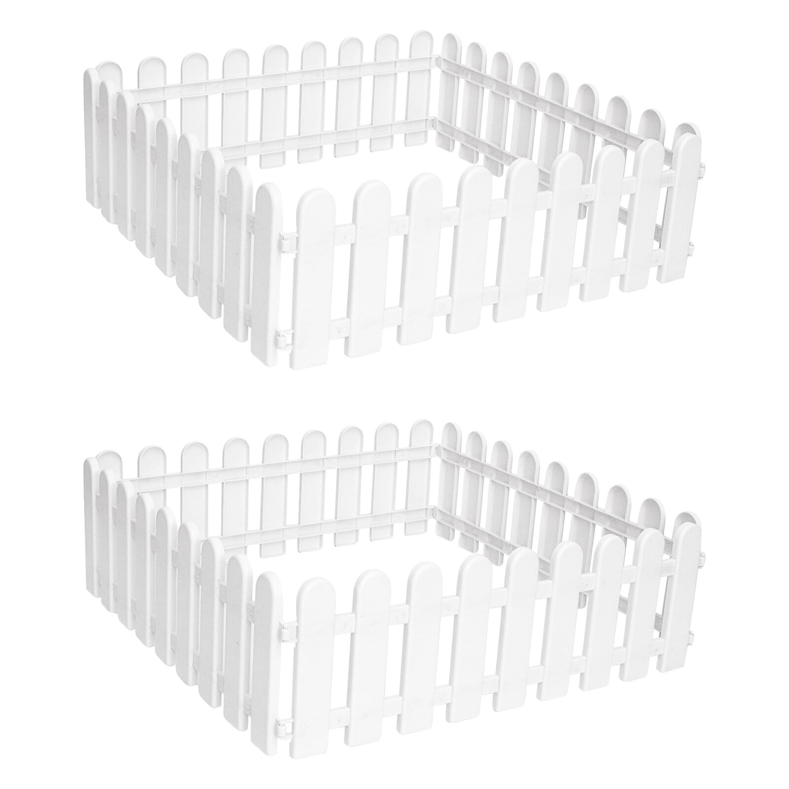 16 pcs  Yard Decorative Fence Outside Decorating Fence Chic DIY Fence Garden Crawl