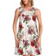 thumbnail image 1 of Fotbe Rose Flowers Vestido de Verano sin Mangas para Mujer – Vestido Midi Línea A, Estilo Camiseta Floral, Vestido Playero Casual y Fluido, 1 of 7
