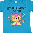 thumbnail image 4 of Inktastic My Great Aunt Loves Me with Cute Kitten and Flowers Boys or Girls Baby Bodysuit, 4 of 5