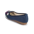 thumbnail image 5 of FUTATA Womens Classic Round Toe Ballerina Ballet Flat Shoes Slip On Floral Embroidered Platform Shoe Casual Driving Loafers Flats 4-10 Size, 5 of 8