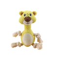 thumbnail image 1 of Juguete para perros chirriantes, mordedores para cachorros, juguetes interactivos para perros al aire libre, juguete de peluche para perros pequeños y medianos - oso amarillo TUNC Sencillez, 1 of 4