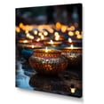 thumbnail image 2 of Designart "Festival Of in Orange Indian Art" Indian Canvas Print, 2 of 5