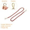 thumbnail image 2 of Unique Bargains Purse Chain Strap, 32' Purse Strap Shoulder Bag Replacement Strap, Red&Gold, 2 of 6