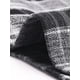 thumbnail image 5 of CHALECO Vintage a Cuadros INSPIRE CHIC para Mujer, Cuello en V, de Un Solo Botón, Sin Mangas, Espalda Racer, Talla L, Negro y Blanco, 5 of 6