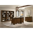 thumbnail image 3 of Intercon Furniture San Mateo Home Office 62" Wood Executive Desk in Brown, 3 of 3