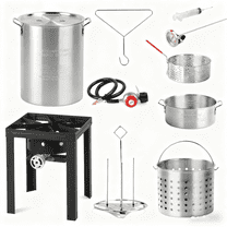 Zimtown 30QT 10QT Outdoor Turkey Fryer 55000 BTU