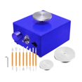 thumbnail image 1 of segolike Mini Pottery Wheel Turntable Tabletop Pottery Machine Tabletop Electric Pottery Blue, 1 of 9