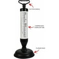 VirgilSon Toilet and Tub Unclogger Plunger Set with Air Pump Drain