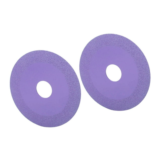 Disco Para Cortar Vidrio, Acero Con Alto Contenido De Manganeso Diamante OD 100 Mm ID 22,23 Mm Hoja De Corte De Diamante Fácil De Instalar 2 Piezas Para Cristal