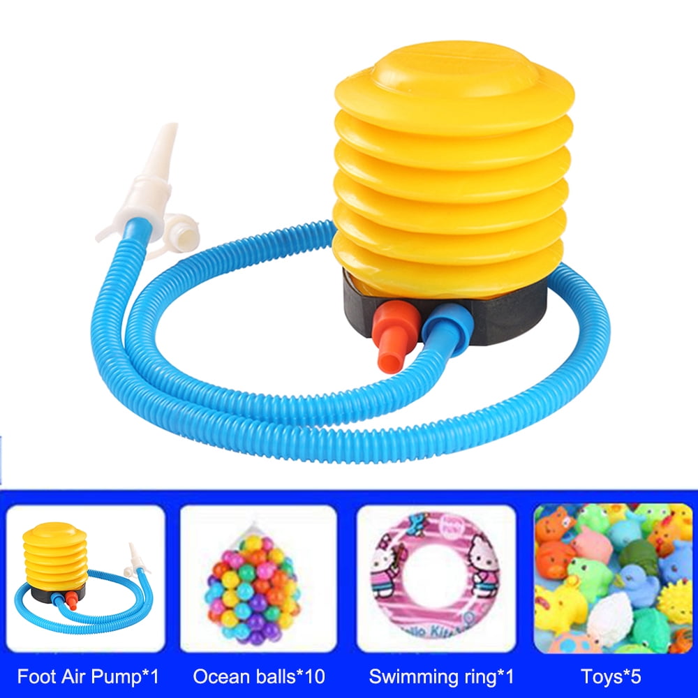 Balloon Inflatable Air Hand Pump Easy Swimming Toy Fast Party Ring & Inflator UK