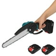 thumbnail image 1 of Brushless 8 Inch Chainsaw Electric Mini Chain Saw Rechargeable Wood Cutter Pruning Garden DIY Power Tools For 18V Battery, 1 of 7